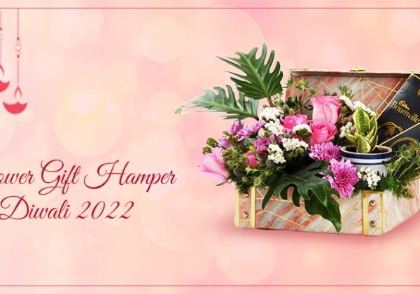 Flower Gift Hamper Diwali